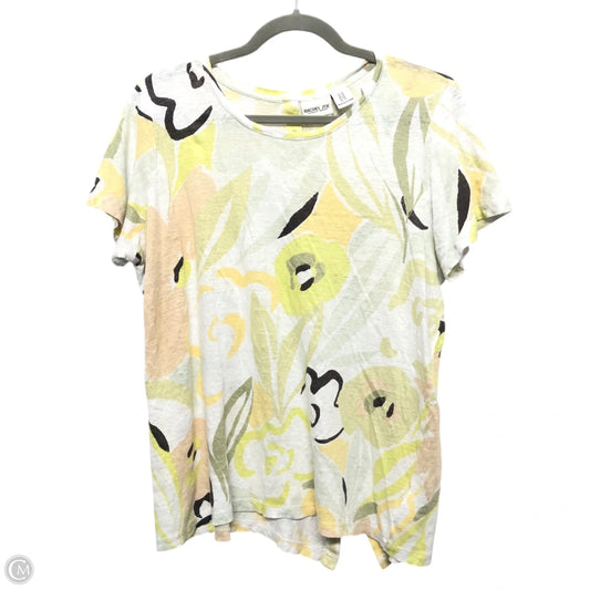 Top Short Sleeve By Rachel Zoe In Multi-colored, Size: 1x