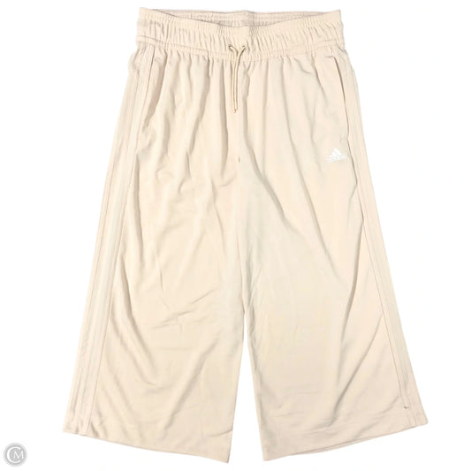 Athletic Pants By Adidas In Beige, Size: M