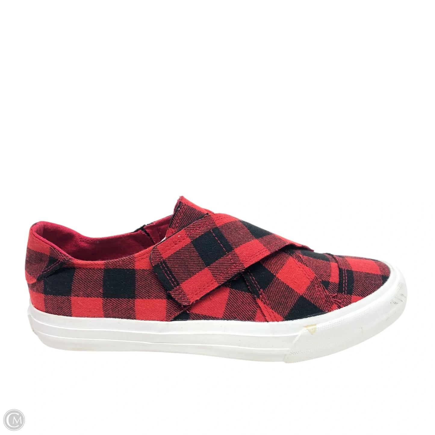 Shoes Sneakers By Clothes Mentor In Black & Red, Size: 9