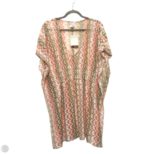 Swimwear Cover-up By Clothes Mentor In Multi-colored, Size: M