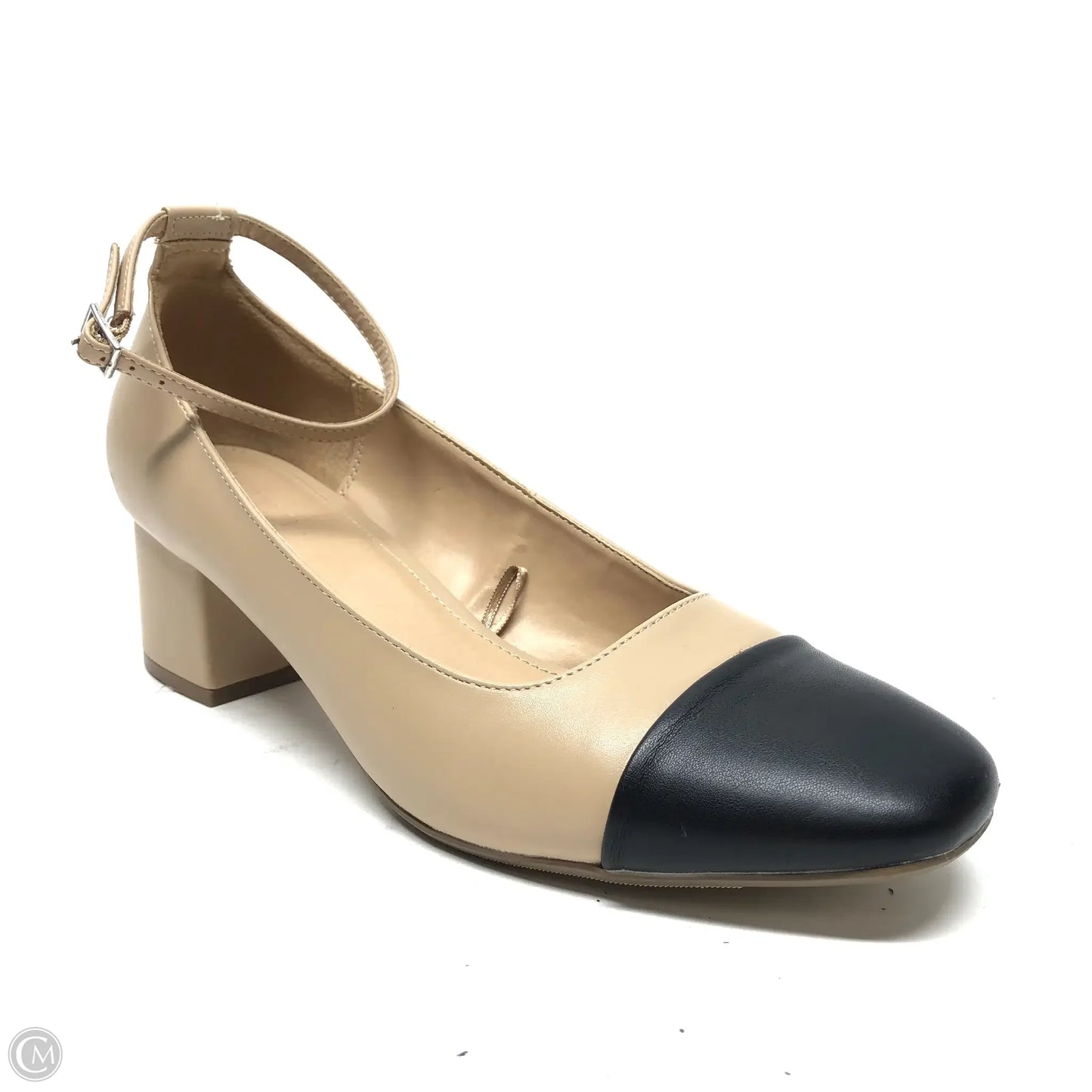 Shoes Heels Block By Forever 21 In Beige, Size: 10