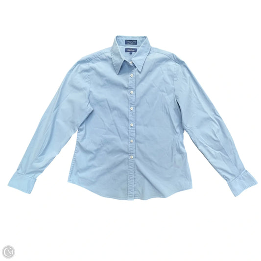 Blouse Designer By Facconnable In Blue, Size: S