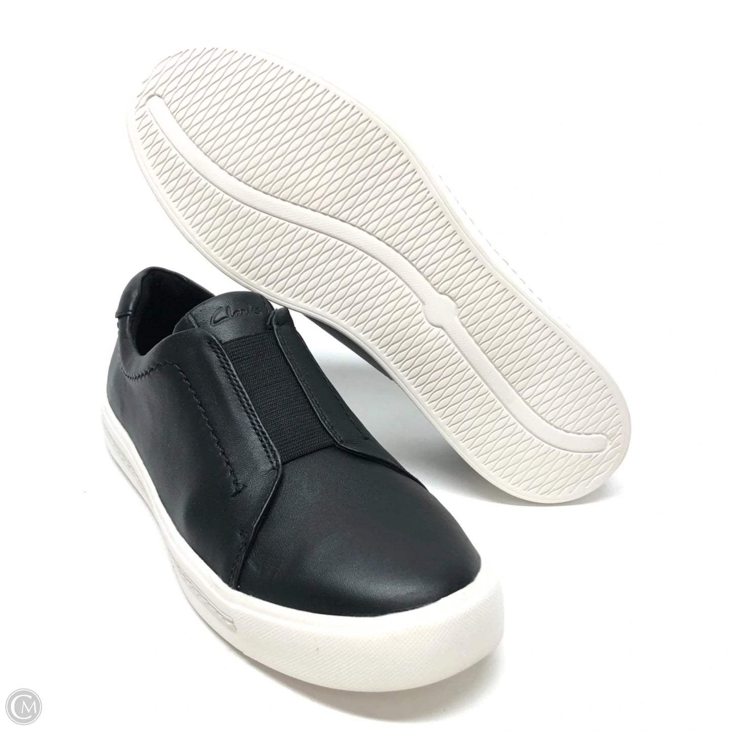Shoes Sneakers By Clarks In Black, Size: 8
