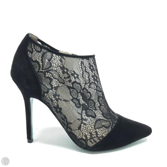 Shoes Heels Stiletto By Betsey Johnson In Black, Size: 8