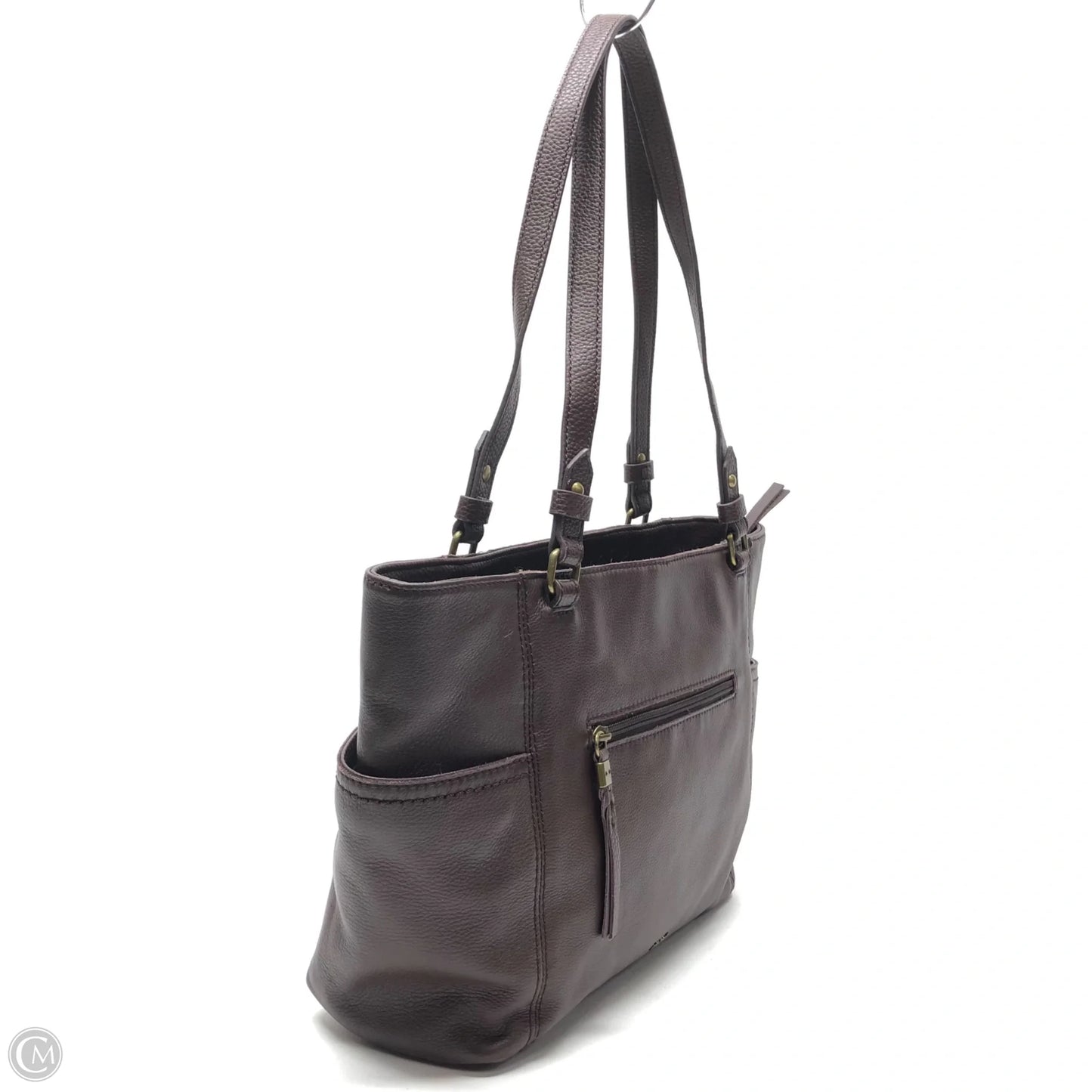 Handbag Leather By The Sak, Size: Medium