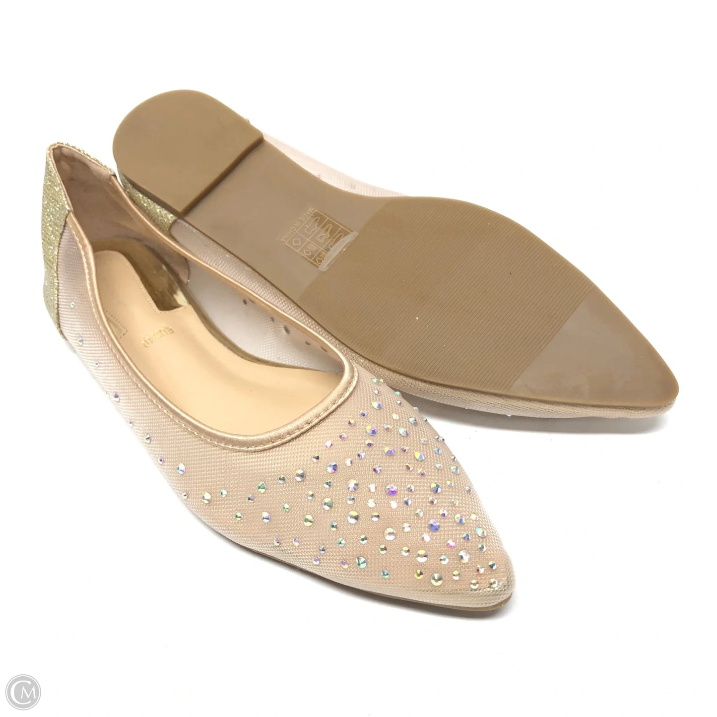Shoes Flats By Clothes Mentor In Beige, Size: 9