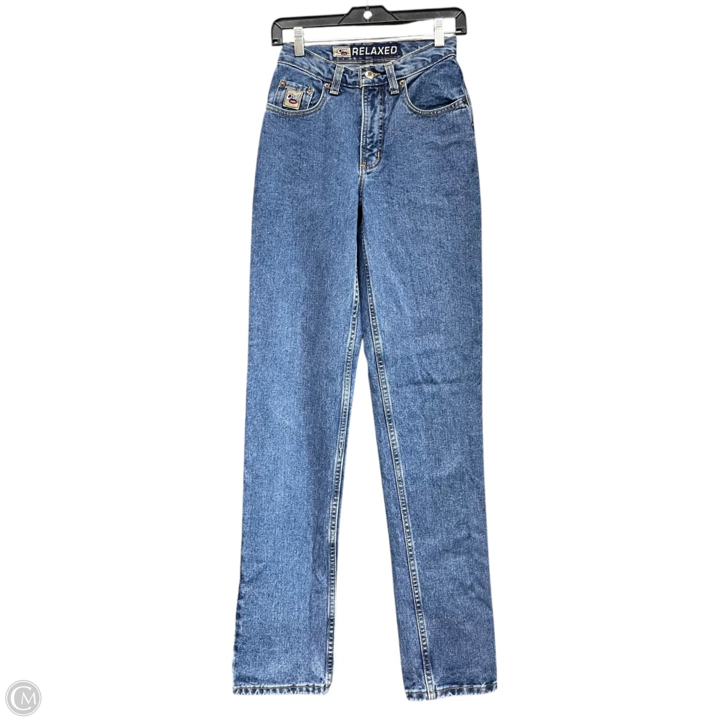 Jeans Straight By Clothes Mentor In Blue Denim, Size: 0