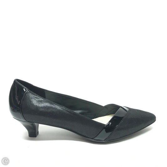 Shoes Heels Kitten By Anne Klein In Black, Size: 8.5