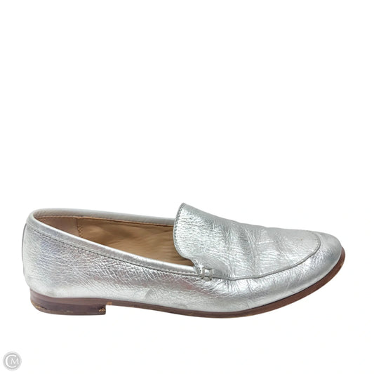 Shoes Flats By Banana Republic In Silver, Size: 7.5