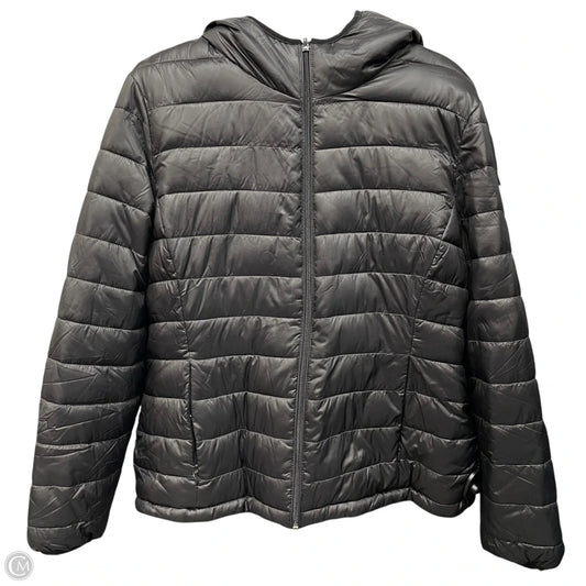 Jacket Puffer & Quilted By Andrew Marc In Black, Size: S