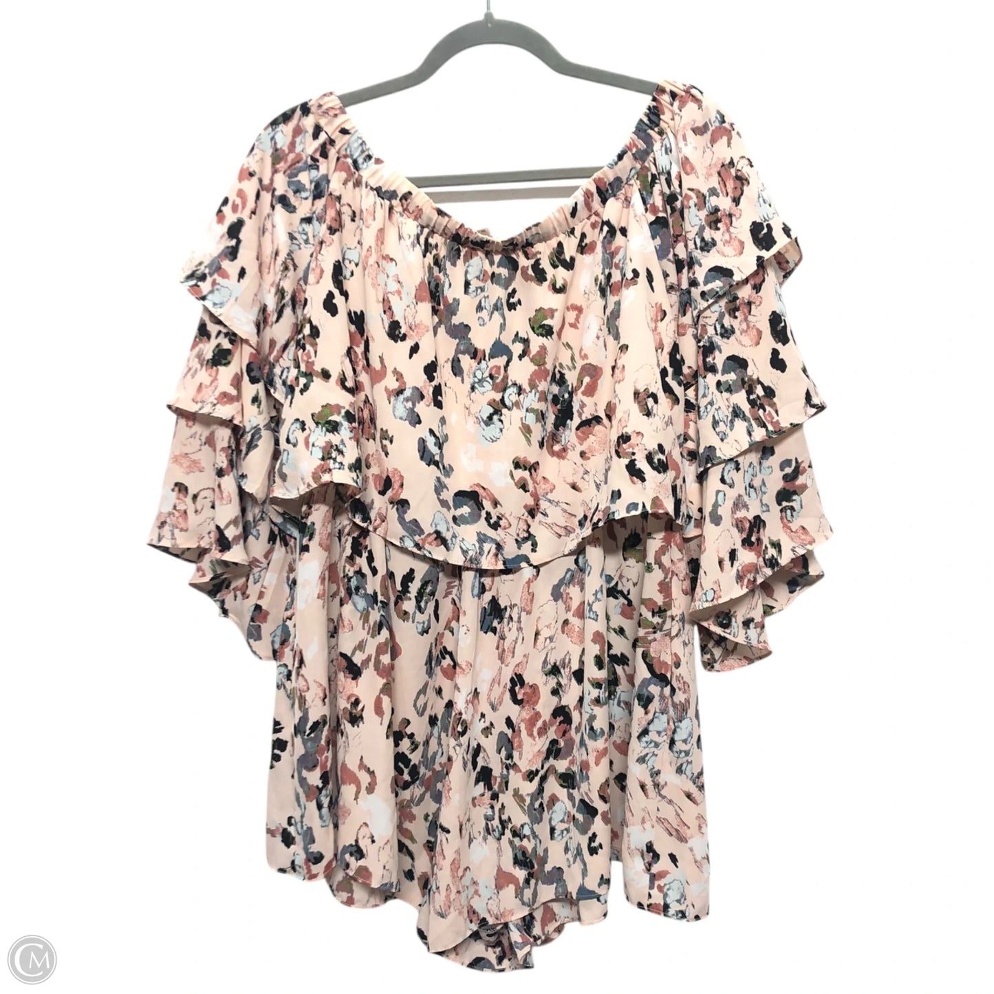 Top 3/4 Sleeve By Olivaceous In Pink, Size: M