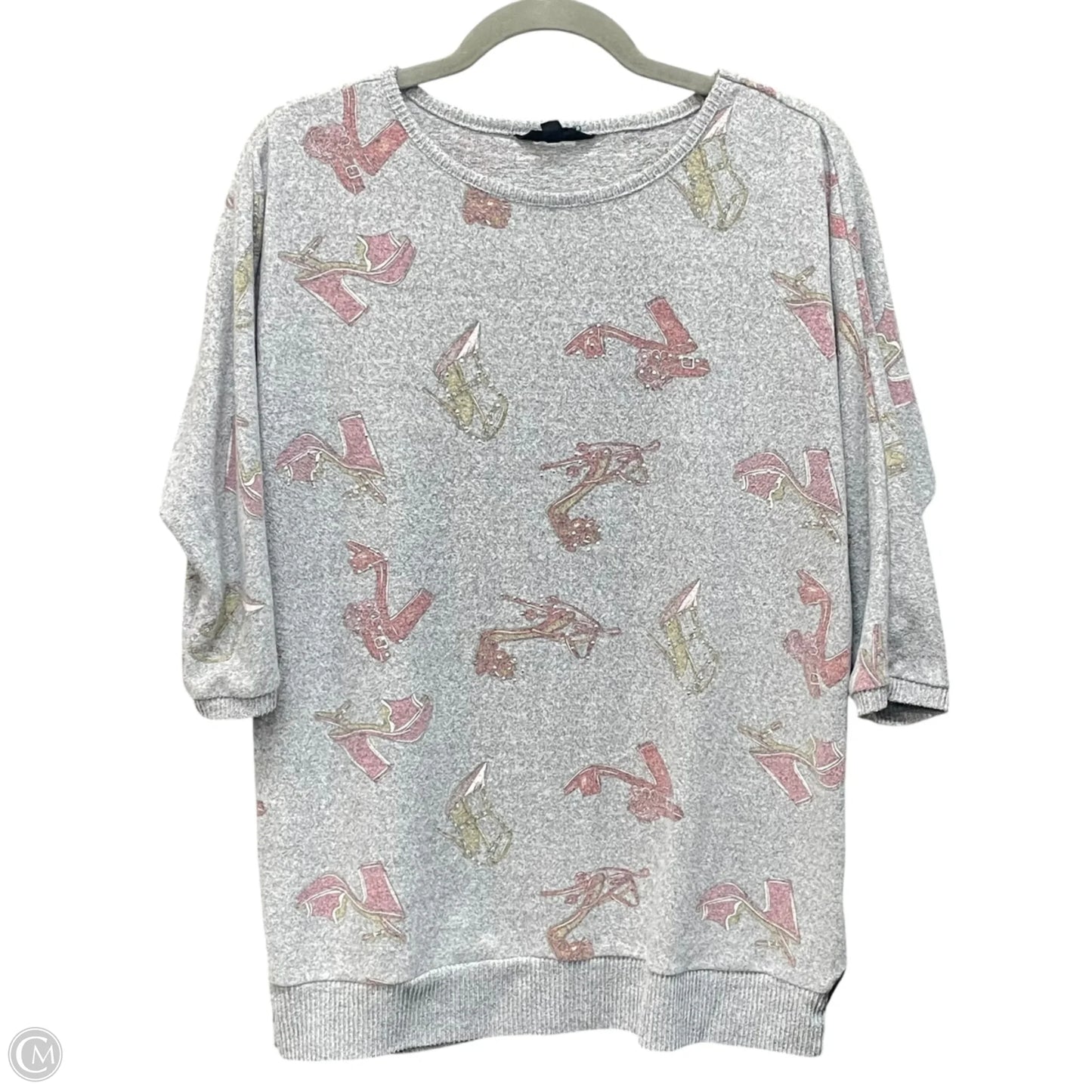Sweater By Clothes Mentor In Grey, Size: M