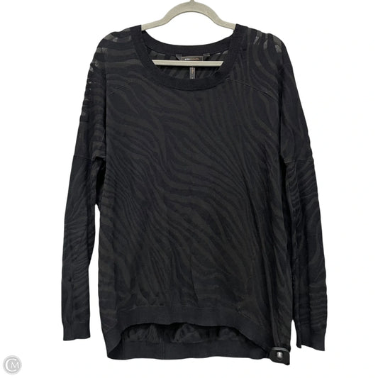 Top Long Sleeve By Bcbgmaxazria In Black, Size: M