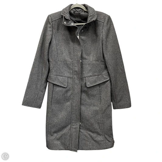 Coat Wool By Kenneth Cole In Grey, Size: 10