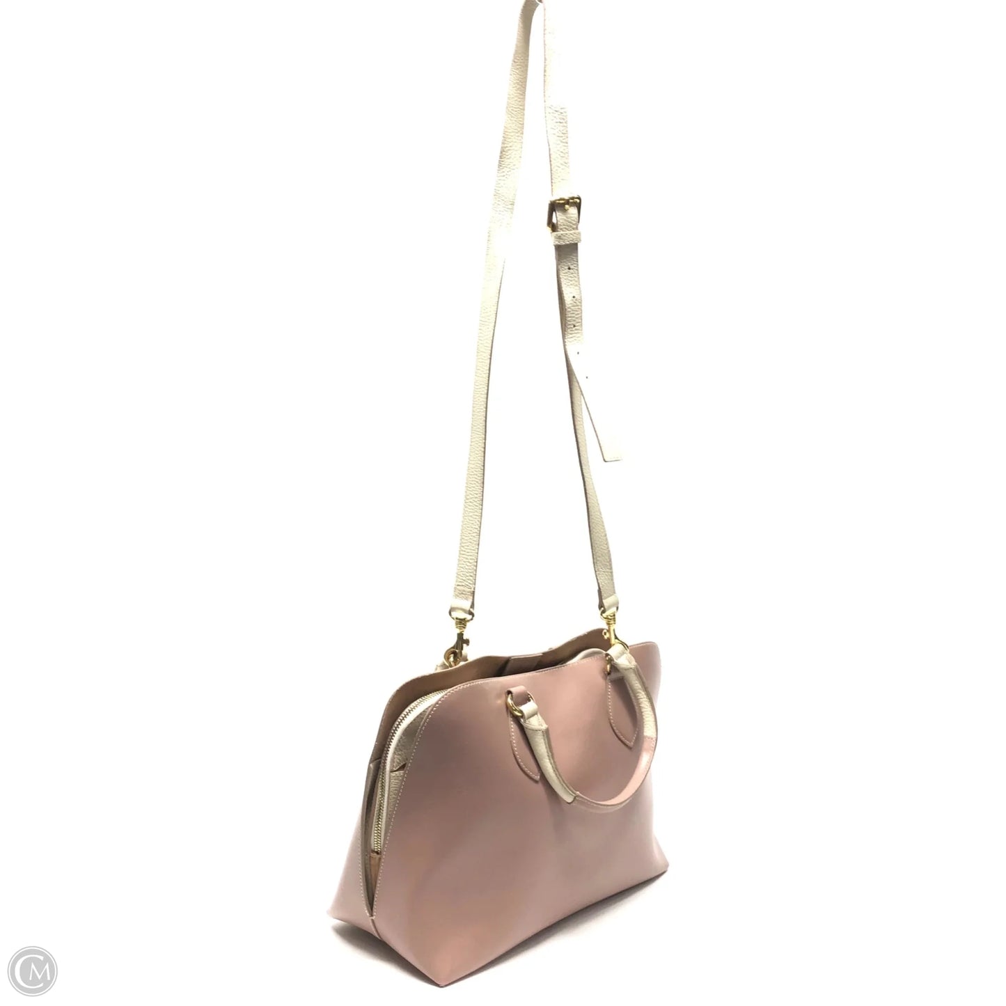 Handbag Leather By Cmb, Size: Large