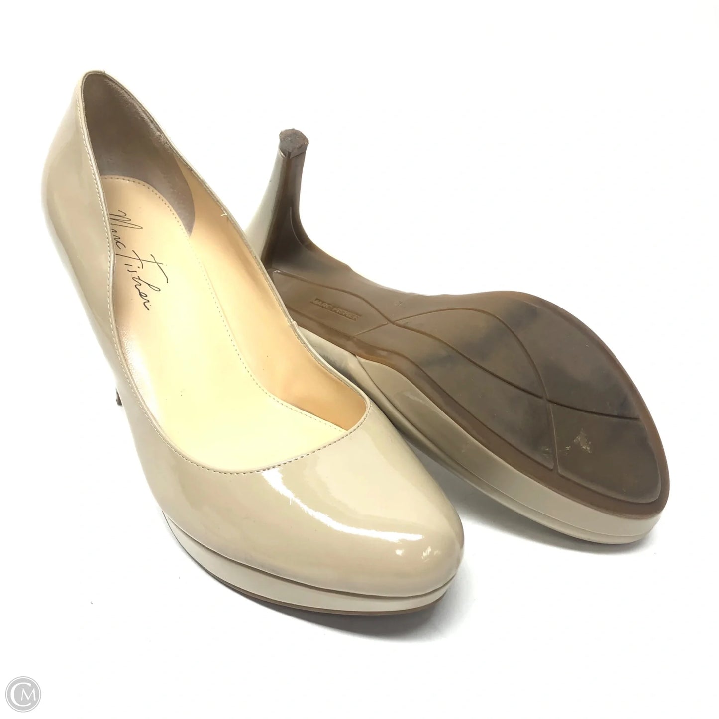 Shoes Heels Stiletto By Marc Fisher In Beige, Size: 9