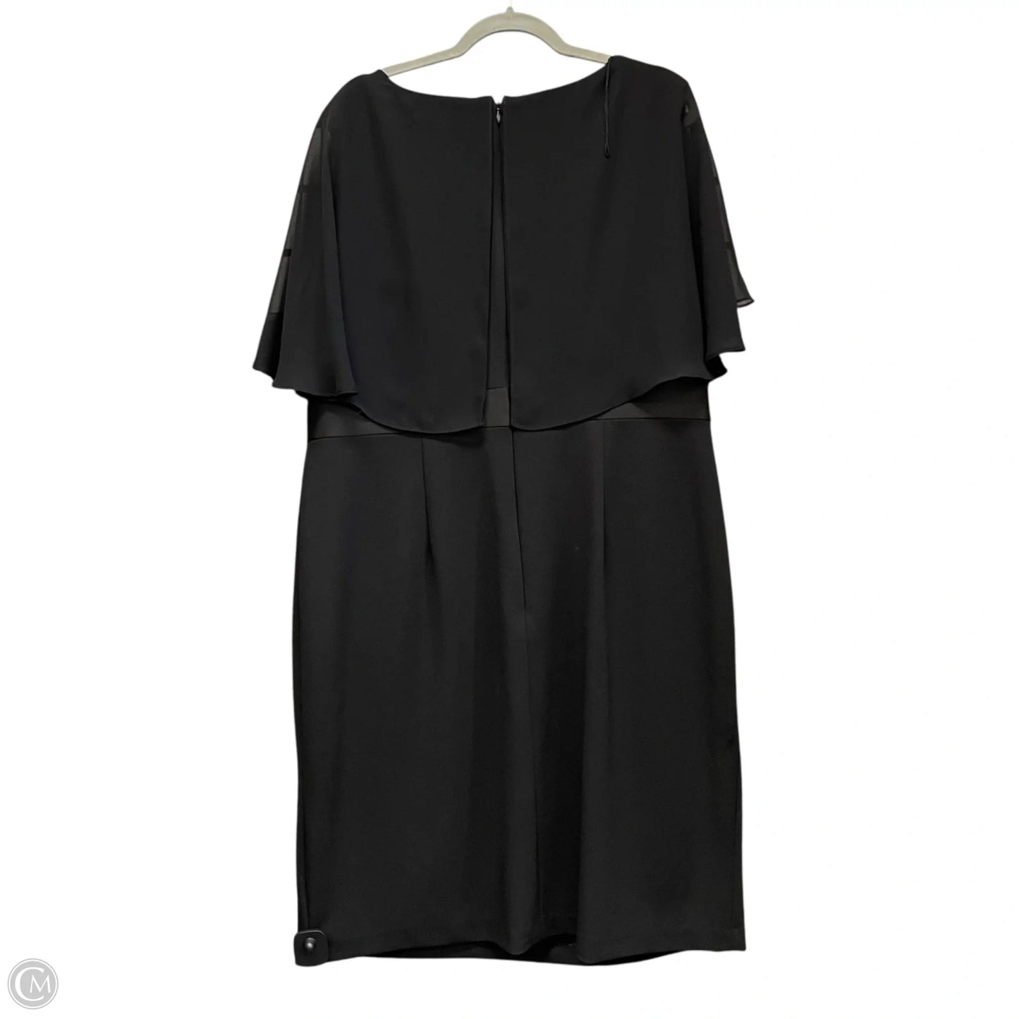 Dress Party Short By Adrianna Papell In Black, Size: 18