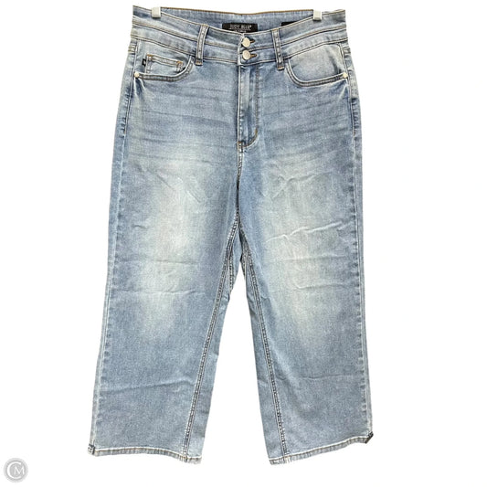Jeans Wide Leg By Judy Blue In Blue Denim, Size: 10