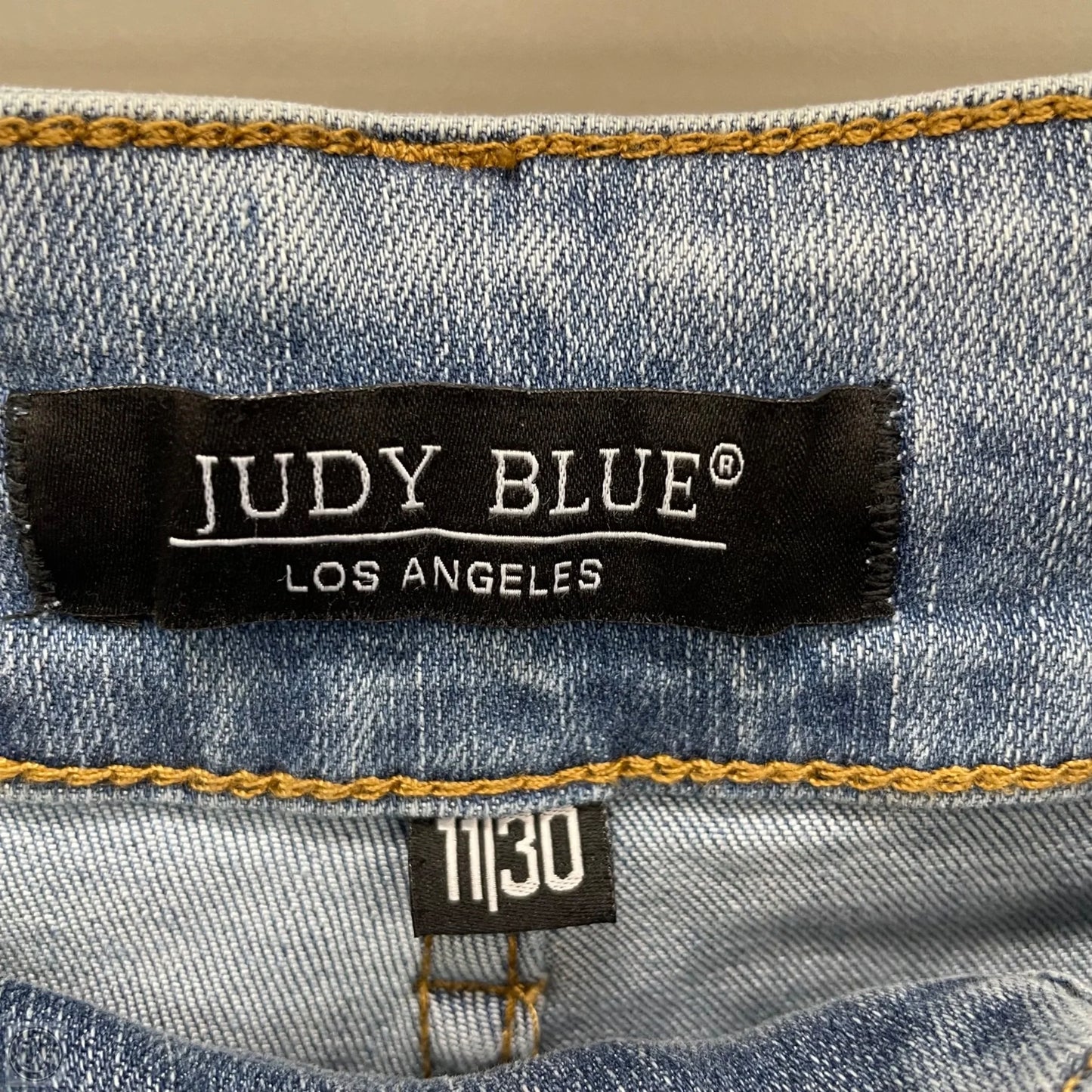 Jeans Wide Leg By Judy Blue In Blue Denim, Size: 10