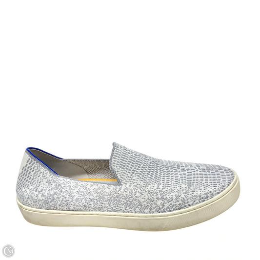 Shoes Flats By Rothys In Cream & Grey, Size: 12
