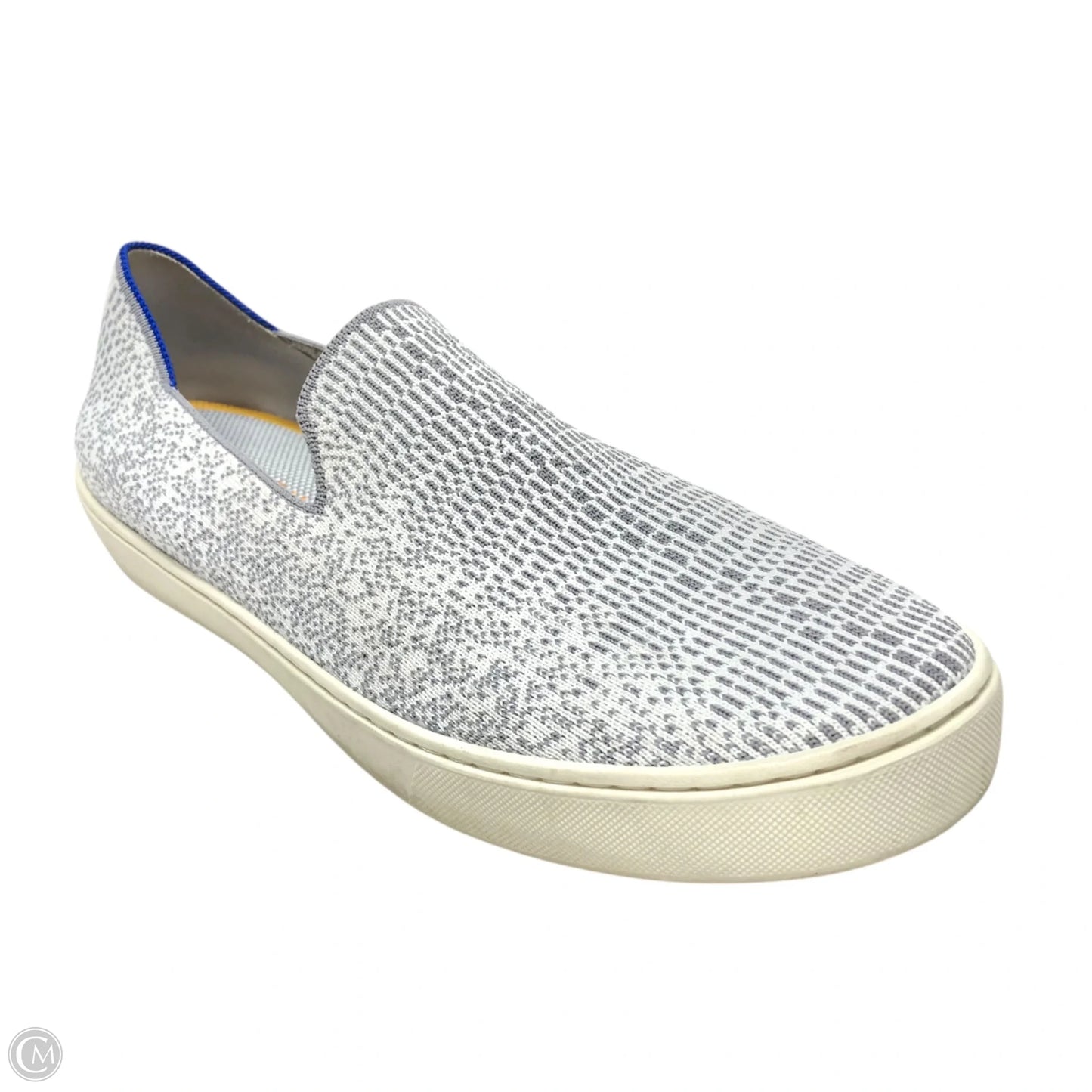 Shoes Flats By Rothys In Cream & Grey, Size: 12