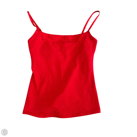 Top Sleeveless By Skims In Red, Size: Xxs