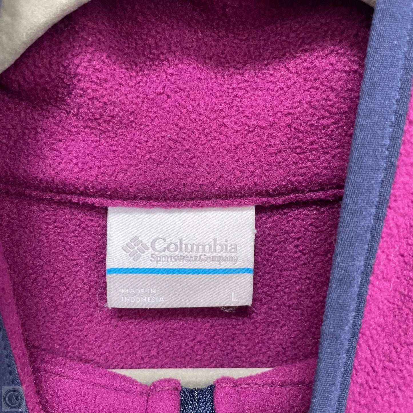 Jacket Fleece By Columbia In Pink, Size: L