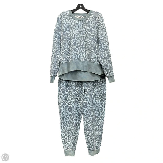 Pants Set 2pc By Joy Lab In Animal Print, Size: Xl