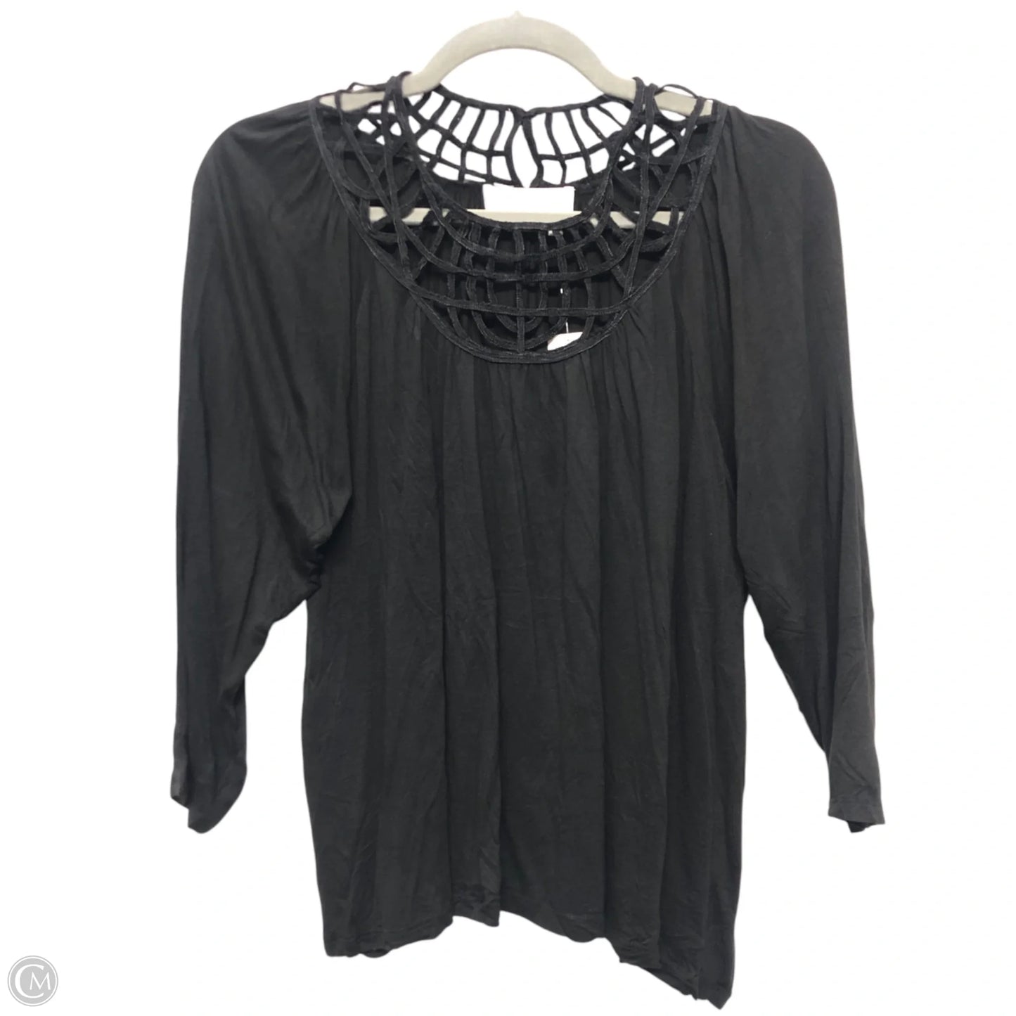 Top Long Sleeve By Anthropologie In Black, Size: Xs