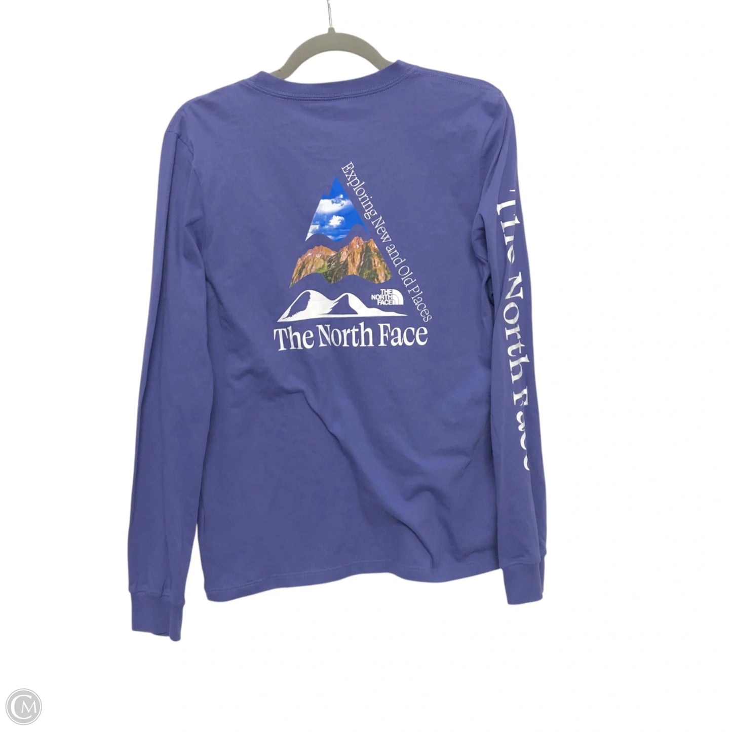 Top Long Sleeve By The North Face In Purple, Size: M