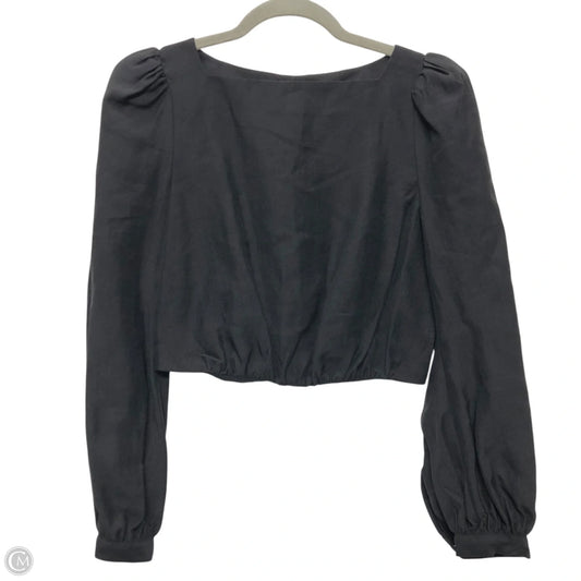 Top Long Sleeve By Antonio Melani In Black, Size: S