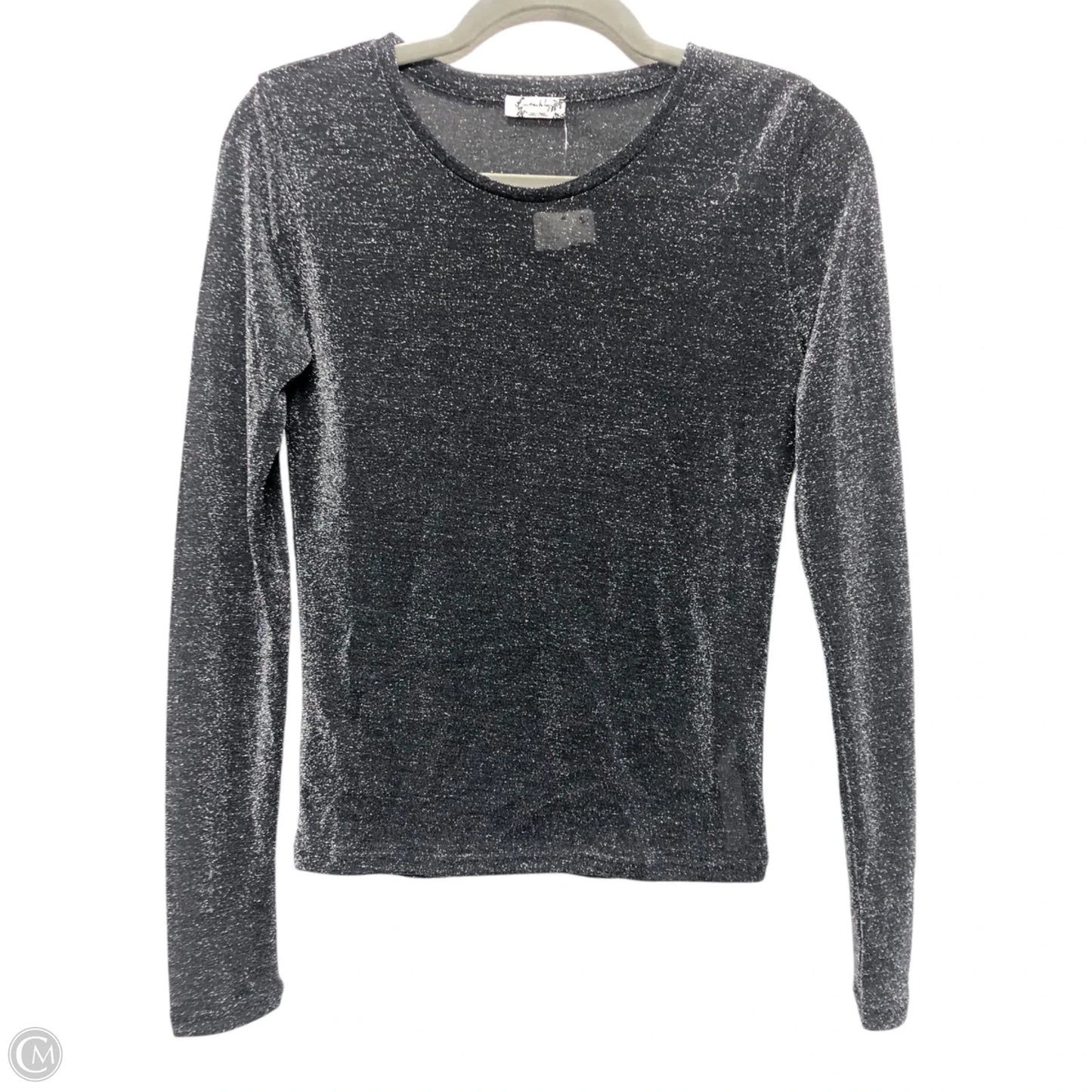Top Long Sleeve By Free People In Silver, Size: S