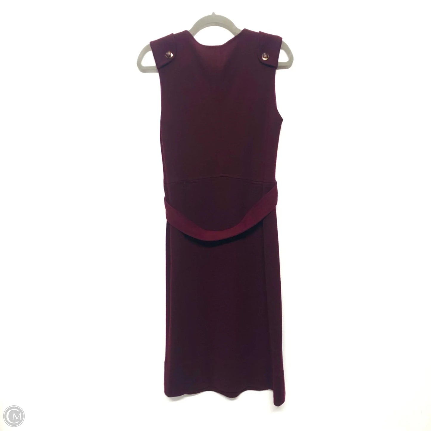Dress Designer By Tory Burch In Maroon, Size: M