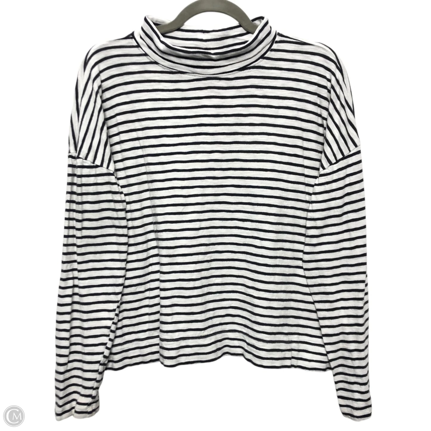 Top Long Sleeve By Loft In White, Size: M