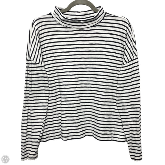 Top Long Sleeve By Loft In White, Size: M