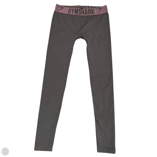 Athletic Leggings By Gym Shark In Grey, Size: S