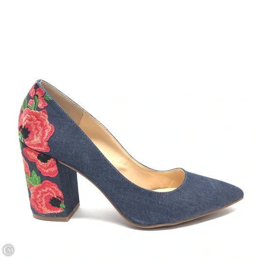 Shoes Heels Block By Jessica Simpson In Blue, Size: 7