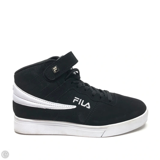 Shoes Athletic By Fila In Black, Size: 8.5