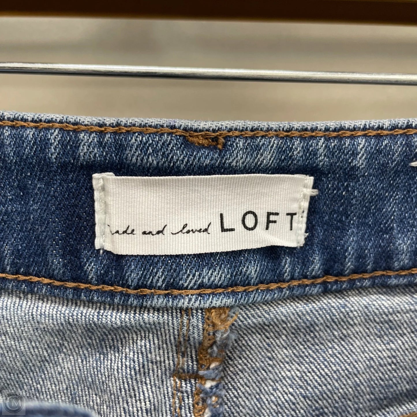 Jeans Skinny By Loft In Blue, Size: 2