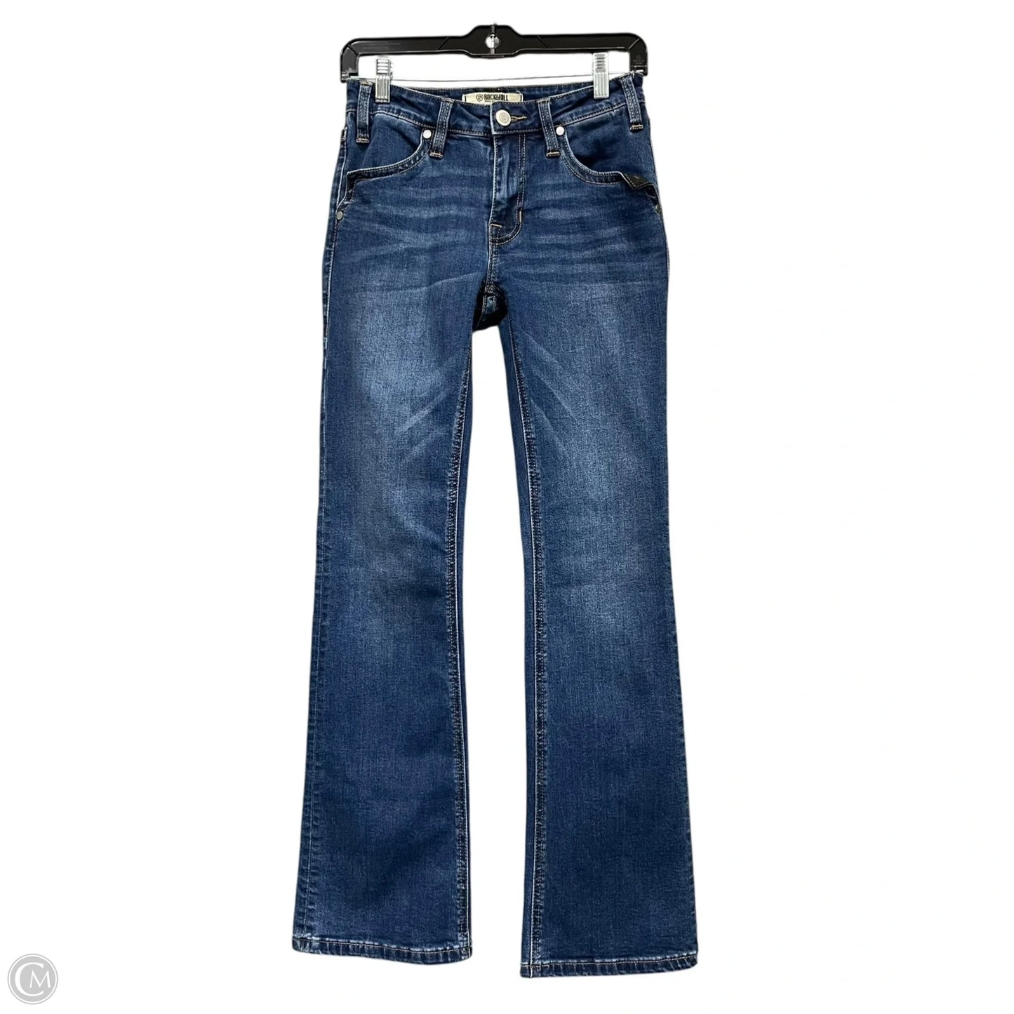 Jeans Skinny By Rock & Roll In Blue, Size: 2