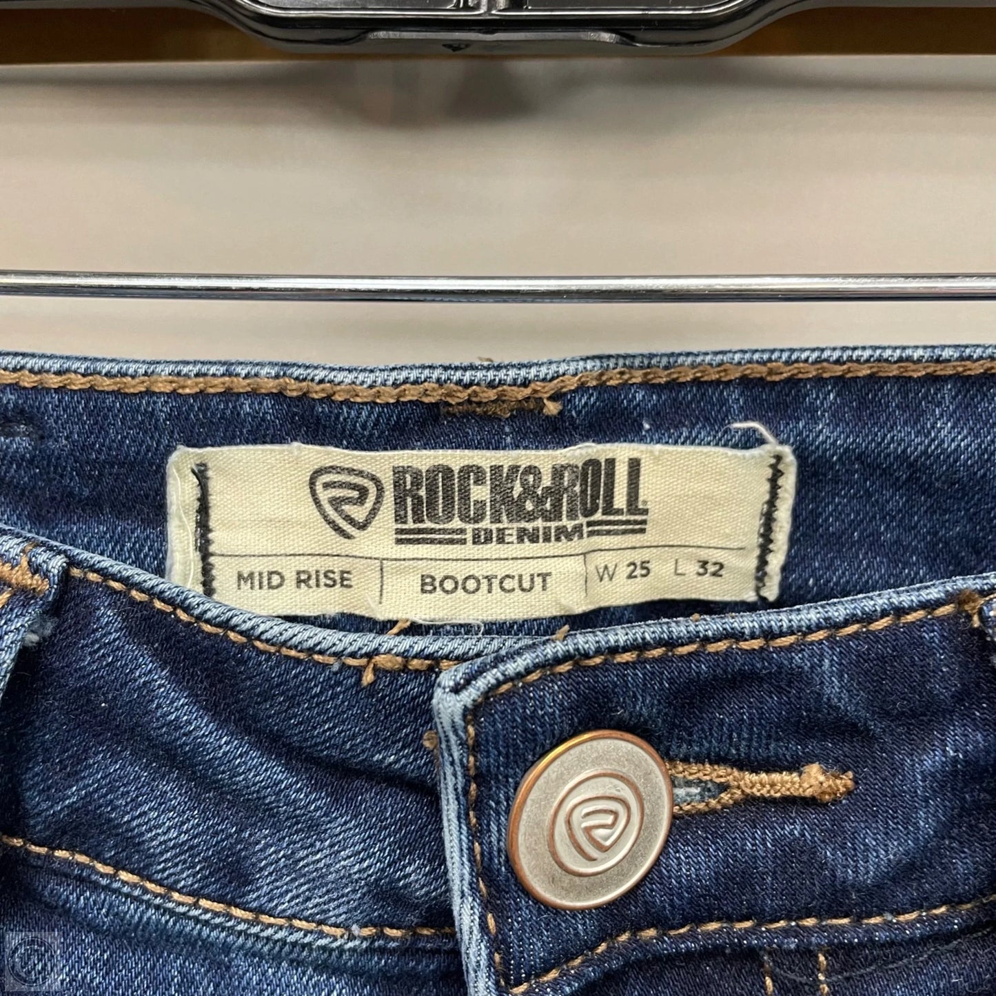 Jeans Skinny By Rock & Roll In Blue, Size: 2