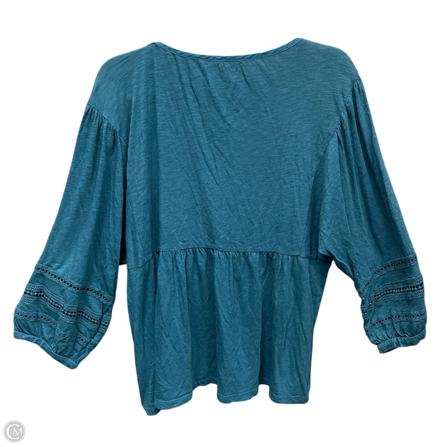 Top Long Sleeve By Anthropologie In Blue, Size: Xl