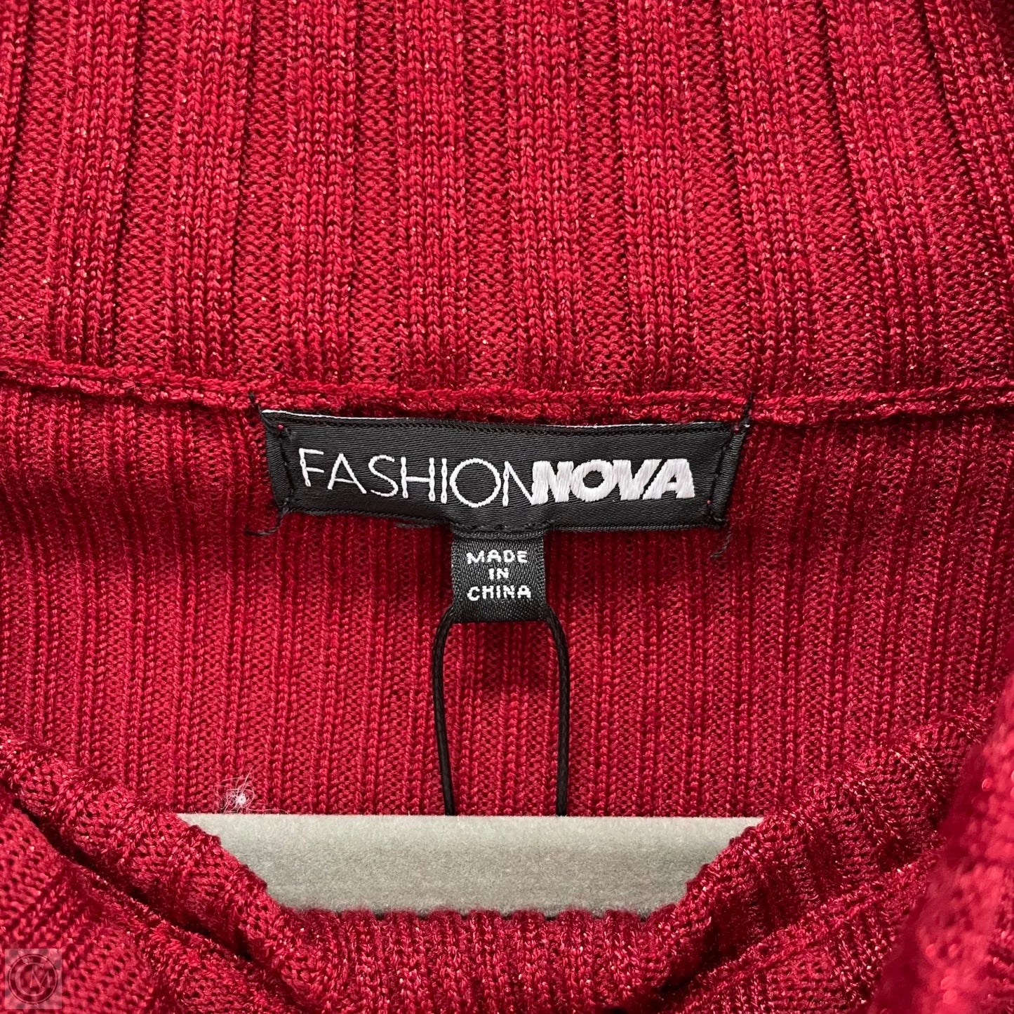 Sweater By Fashion Nova In Red, Size: L
