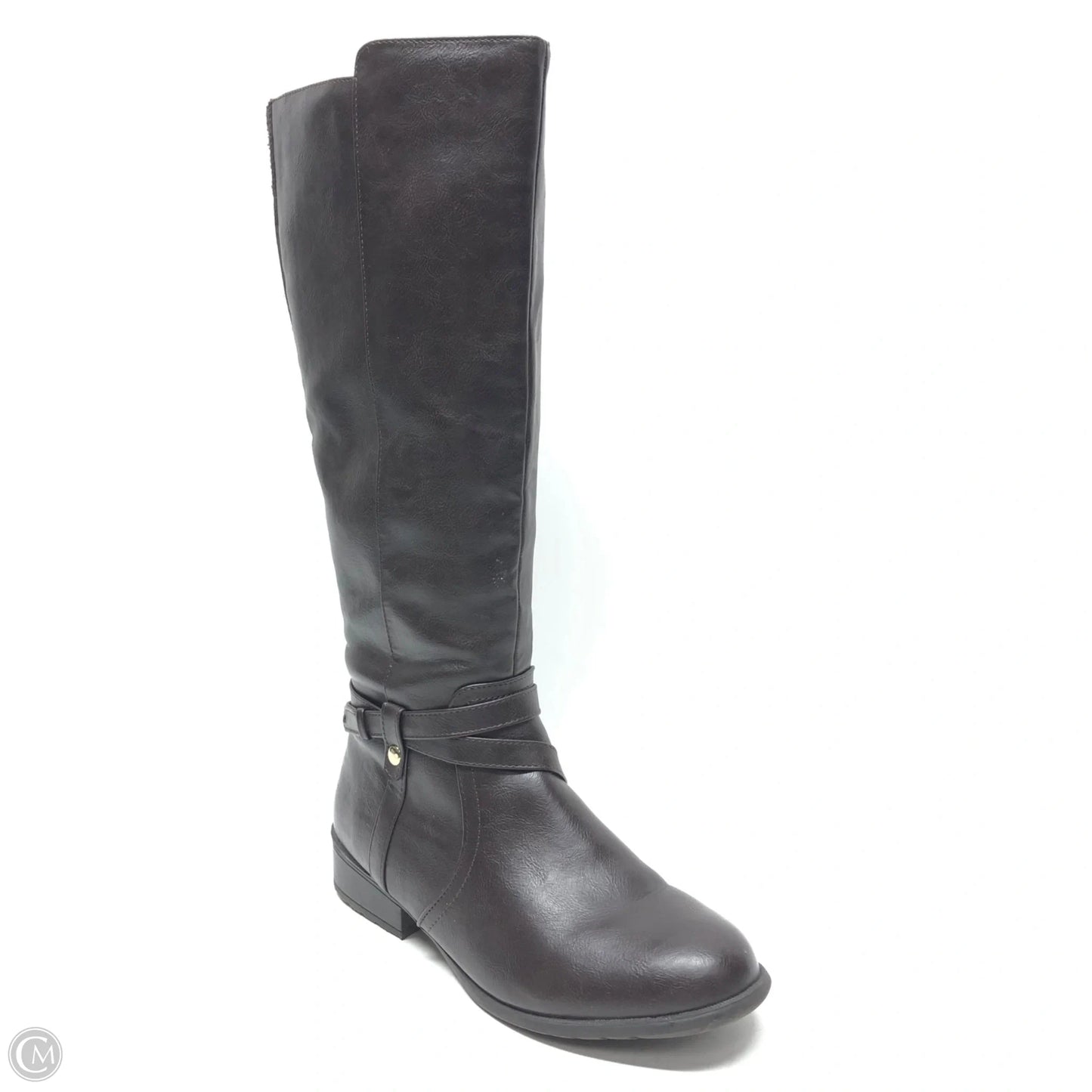 Boots Knee Flats By Life Stride In Brown, Size: 9