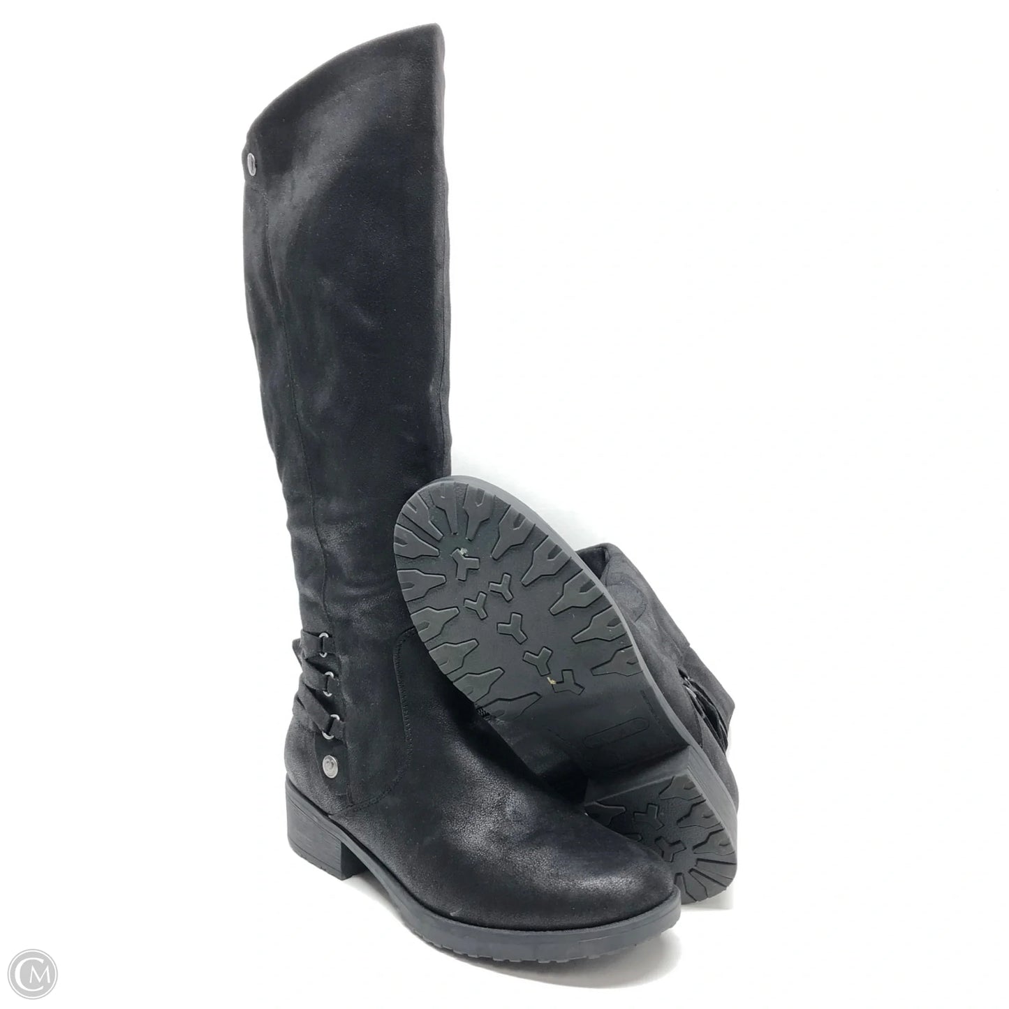 Boots Knee Flats By Bare Traps In Black, Size: 9