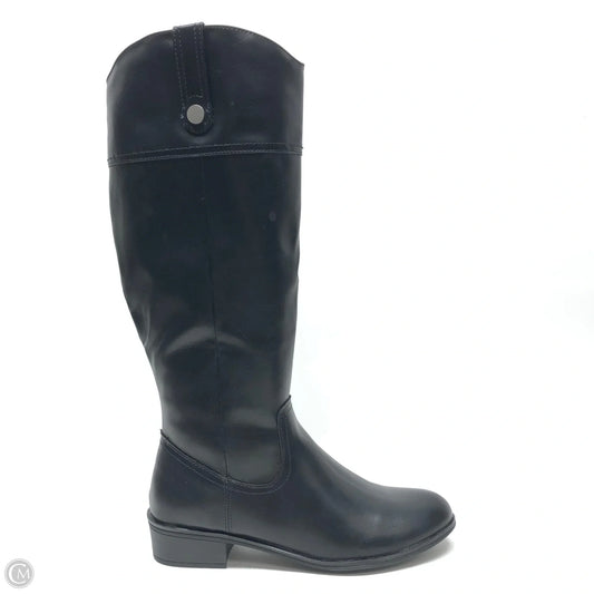 Boots Knee Flats By St Johns Bay In Black, Size: 9.5