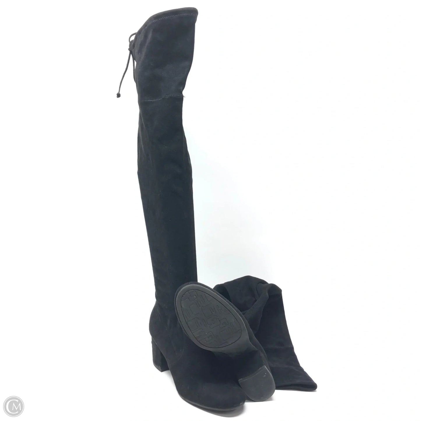 Boots Over-the-knee Heels By Unisa In Black, Size: 9