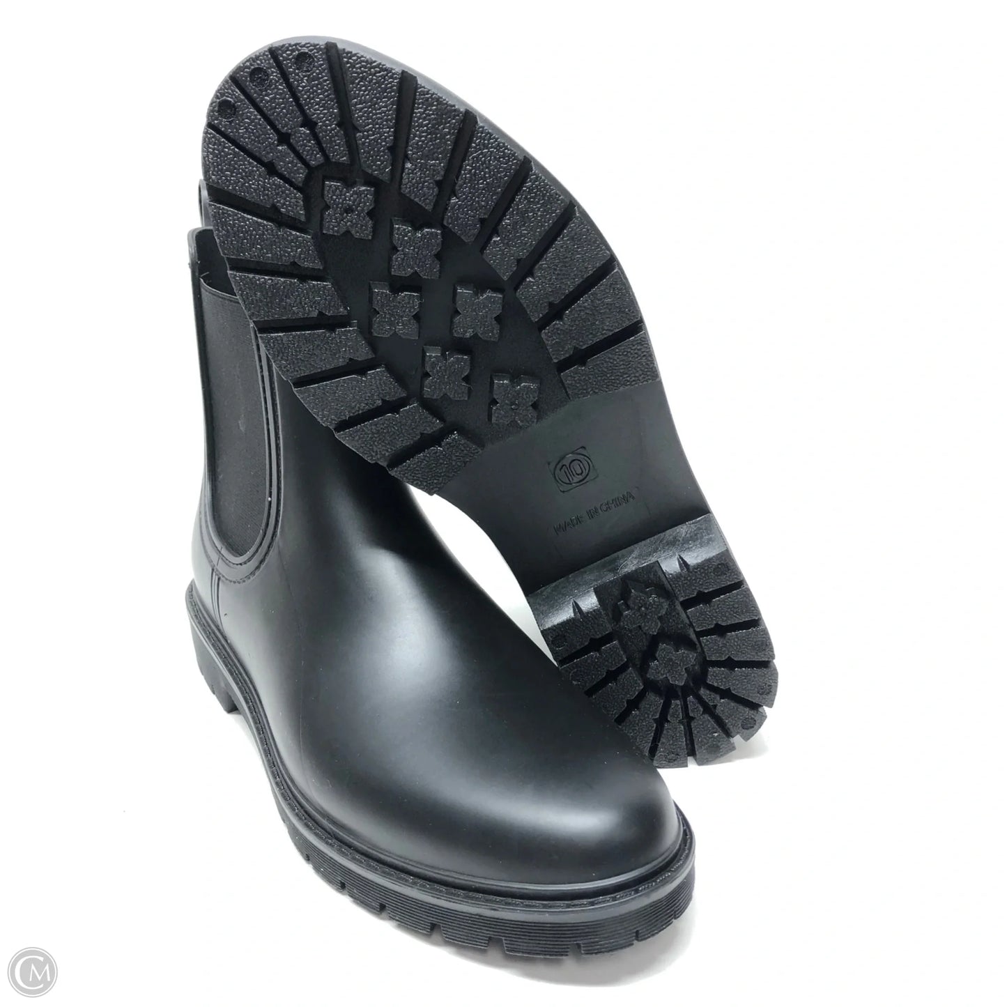 Boots Ankle Heels By Serra In Black, Size: 10
