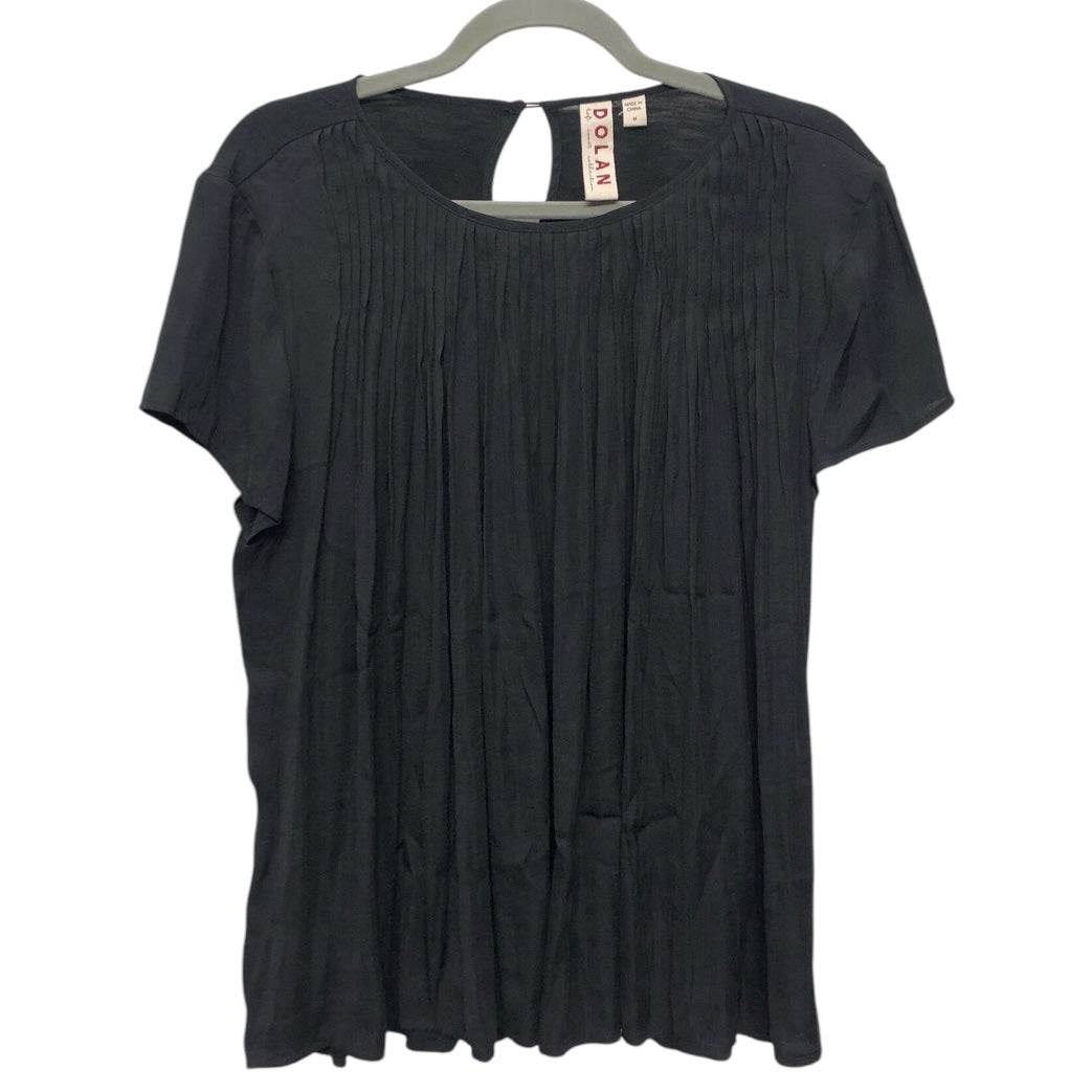 Blouse Ss By Dolan Left Coast In Black, Size:M