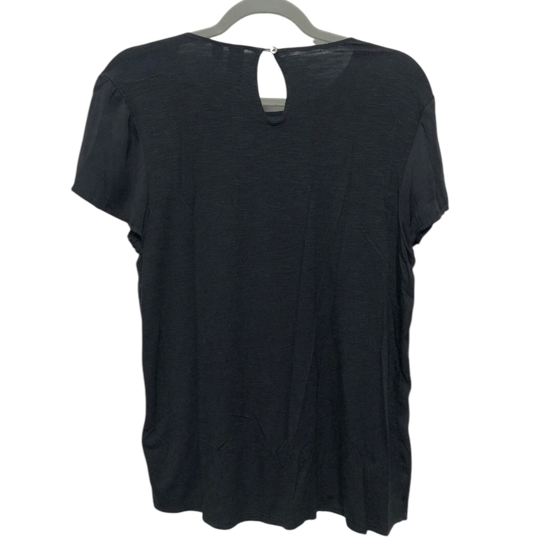 Blouse Ss By Dolan Left Coast In Black, Size:M